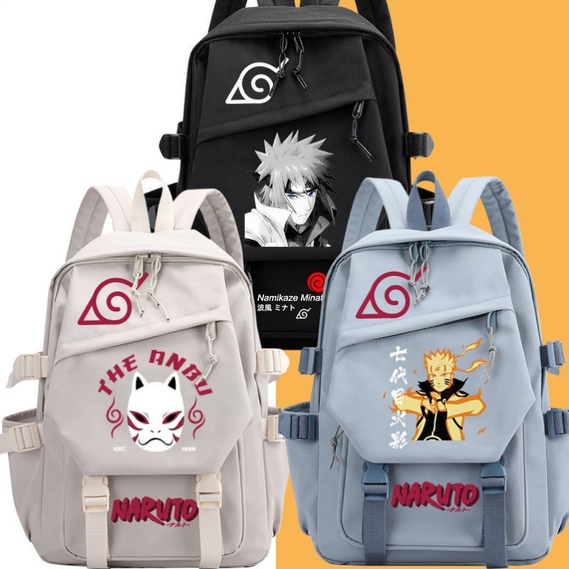 Laptop Editing Accessories - Naruto Sasuke Kakashi Anime Sırt Çantası
