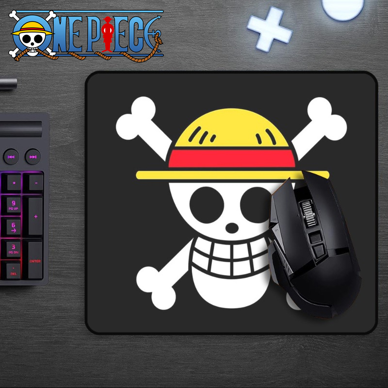 Laptop Accessories For Gift - Karikatür Tek Parça Luffy Kafatası Mouse