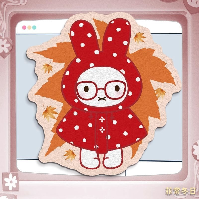 Anime Miffy Deri Mouse Pad, Bi - Laptop Editing Accessories incelemesi ve fiyatı