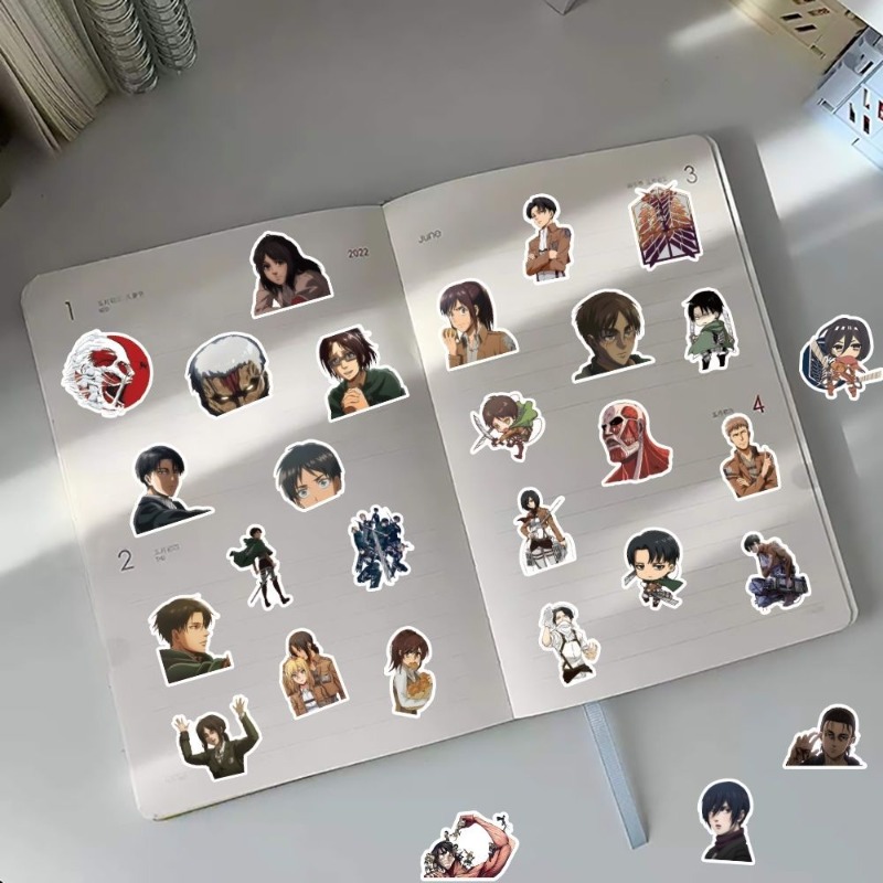 60 adet Titan Anime çıkartmala - Laptop Accessories Wholesale incelemesi ve fiyatı