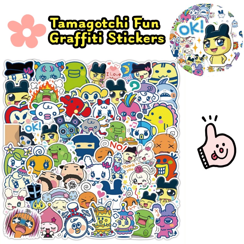 Japon Tamagotchi Çıkartmaları  - Laptop Editing Accessories incelemesi ve fiyatı
