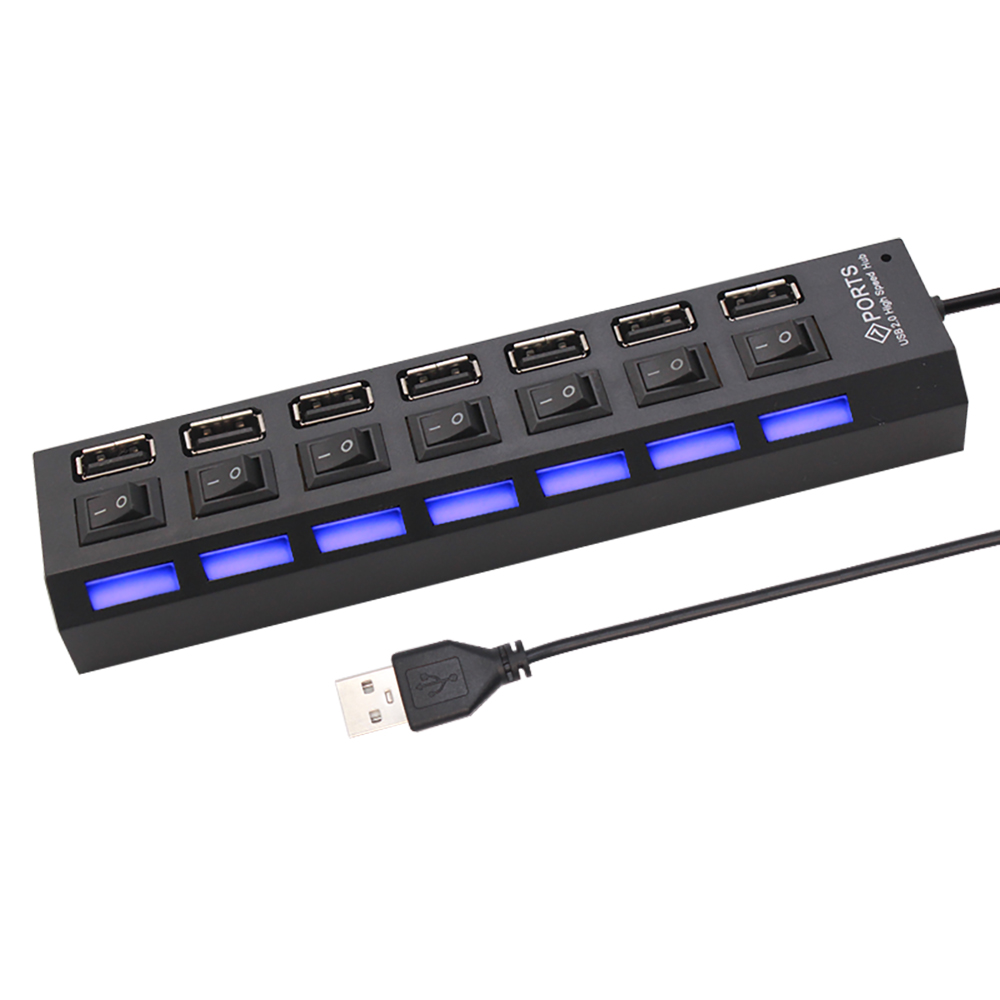 7 Port USB 2.0 Hub Splitter Di - Laptop Accessories Wholesale incelemesi ve fiyatı