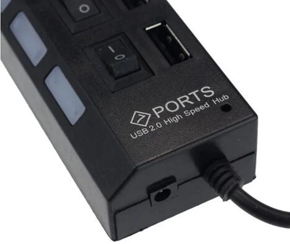 7 Port USB 2.0 Hub Splitter Di - Laptop Accessories Wholesale incelemesi ve fiyatı